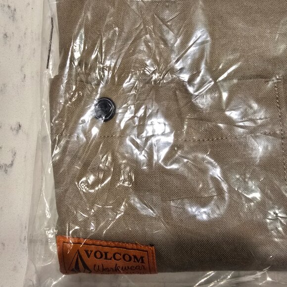 VOLCOM Debasser Long Sleeve Shirt BUTTON UP WORKSHIRT MEN'S SIZE 2XL XXL NEW - Picture 5 of 6